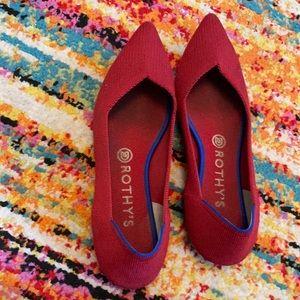 Rothy’s Point - chili color.